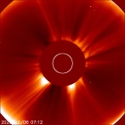 Latest LASCO C2 image of the Sun