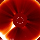 Latest LASCO C2 image of the Sun