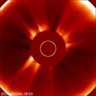 Latest LASCO C2 image of the Sun