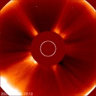 Latest LASCO C2 image of the Sun