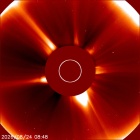 Latest LASCO C2 image of the Sun