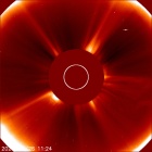 Latest LASCO C2 image of the Sun