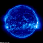 Click for time-lapse image of the sun