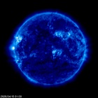 Click for time-lapse image of the sun