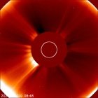 Latest LASCO C2 image of the Sun