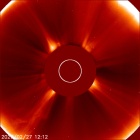 Latest LASCO C2 image of the Sun