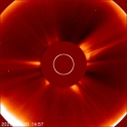 Latest LASCO C2 image of the Sun