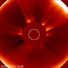 Latest LASCO C2 image of the Sun