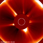 Latest LASCO C2 image of the Sun