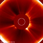Latest LASCO C2 image of the Sun