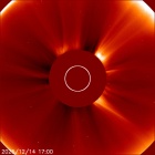 Latest LASCO C2 image of the Sun