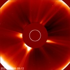 Latest LASCO C2 image of the Sun