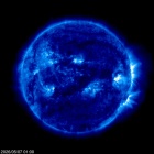 Click for time-lapse image of the sun