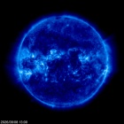 Click for time-lapse image of the sun