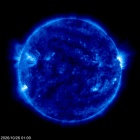 Click for time-lapse image of the sun