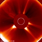 Latest LASCO C2 image of the Sun