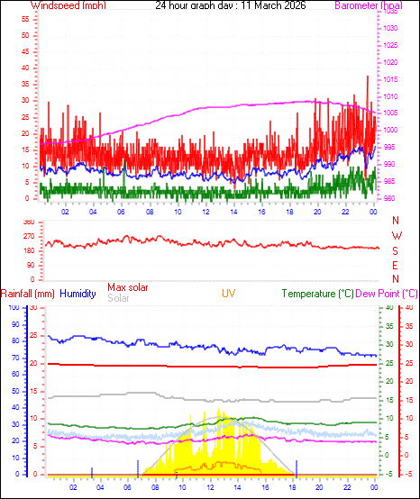 24 Hour Graph for Day 11