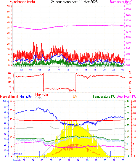 24 Hour Graph for Day 11