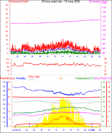 24 Hour Graph for Day 10