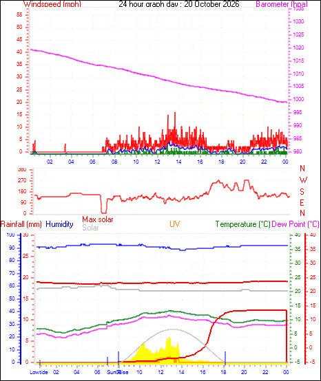 24 Hour Graph for Day 20